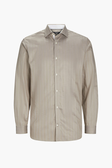 Chemise (manches longues) Beige - PREMIUM by JACK & JONES