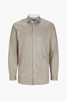 Chemise (manches longues) Beige - PREMIUM by JACK & JONES