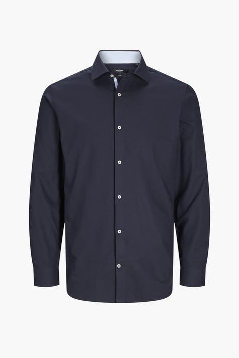 Chemise à manches longues - bleu