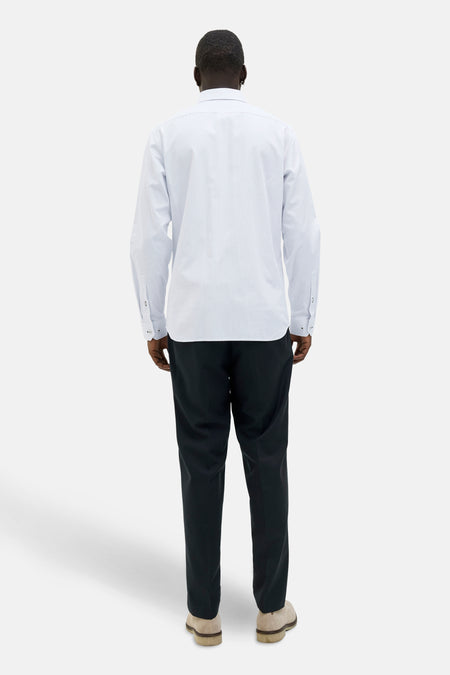 Chemise à manches longues - blanc