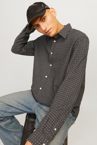 Chemise à manches longues - brun - ORIGINALS BY JACK & JONES