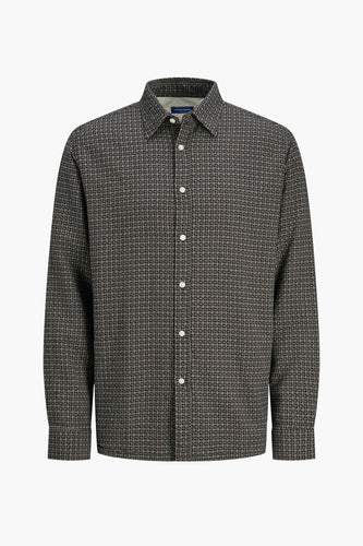 Chemise à manches longues - brun - ORIGINALS BY JACK & JONES