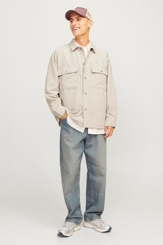 Chemise à manches longues - écru - ORIGINALS BY JACK & JONES