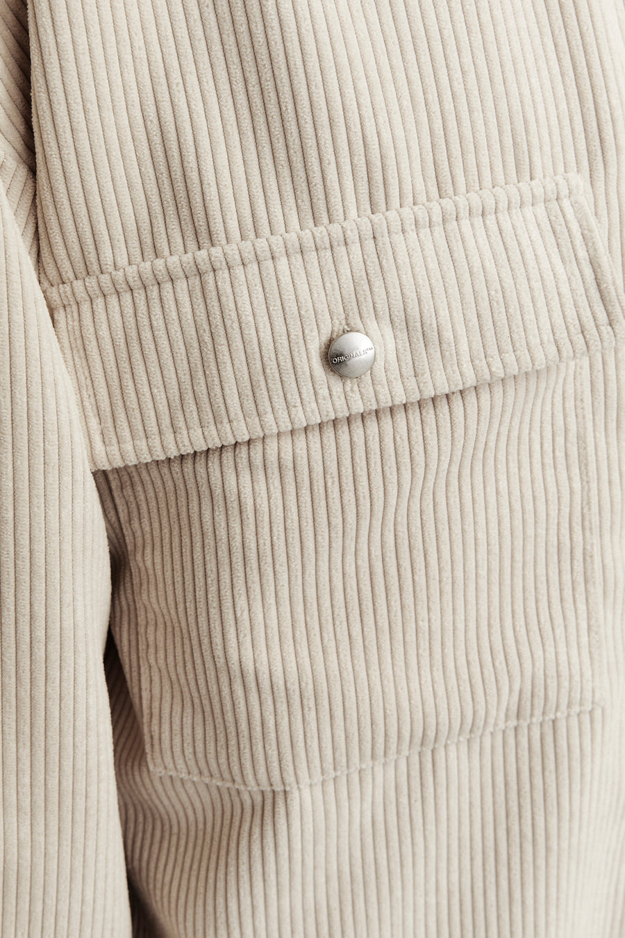 Chemise à manches longues - écru - ORIGINALS BY JACK & JONES