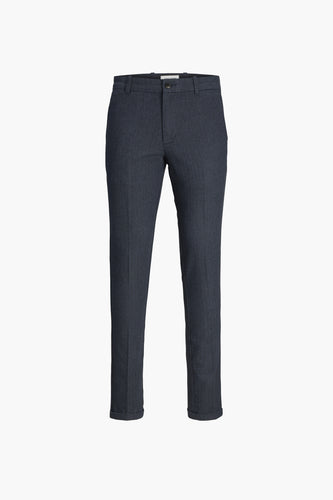 Marineblauwe pantalon voor heren.