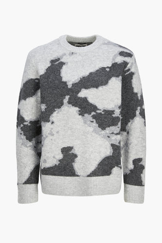 Pull à col rond - gris - CORE BY JACK & JONES