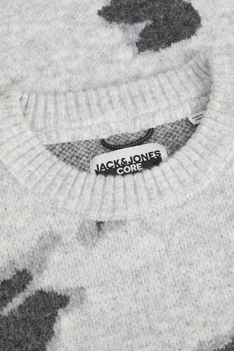 Pull à col rond - gris - CORE BY JACK & JONES