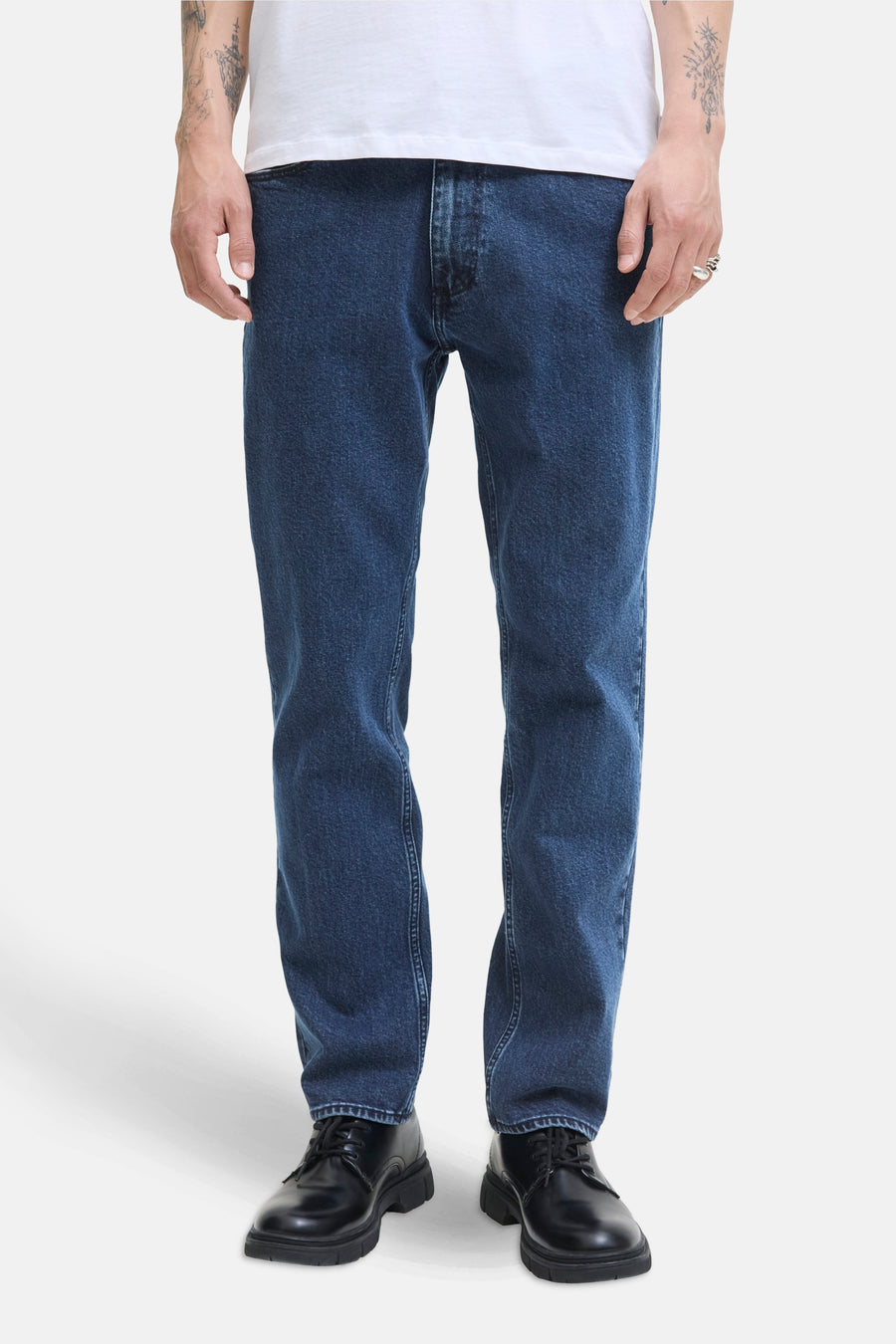 CLARK - dark blue denim - JACK & JONES JEANS INTELLIGENCE