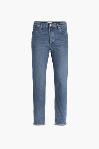 Jean tapered bleu de JACK & JONES JEANS INTELLIGENCE avec un lavage denim classique.