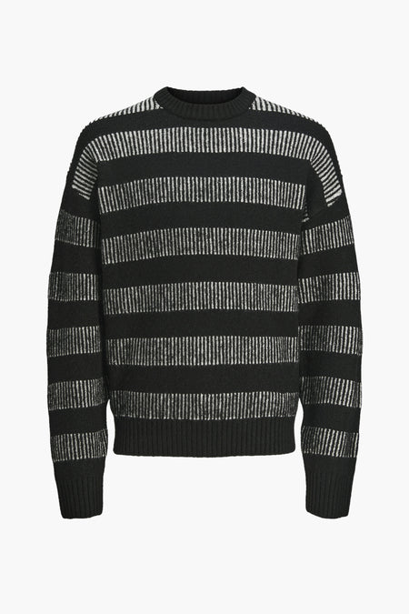 JCOSPACE STRIPE KNIT CREW NECK SN