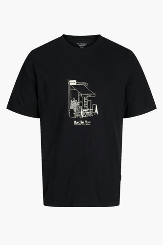 T-shirt à manches courtes - noir - ORIGINALS BY JACK & JONES
