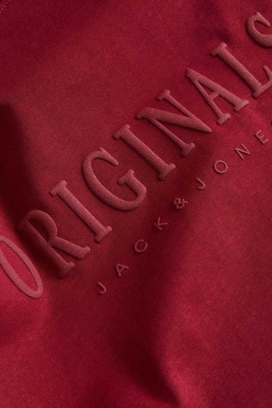 T-shirt à manches courtes - rouge - ORIGINALS BY JACK & JONES