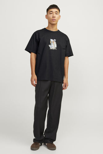 T-shirt à manches courtes - noir - ORIGINALS BY JACK & JONES