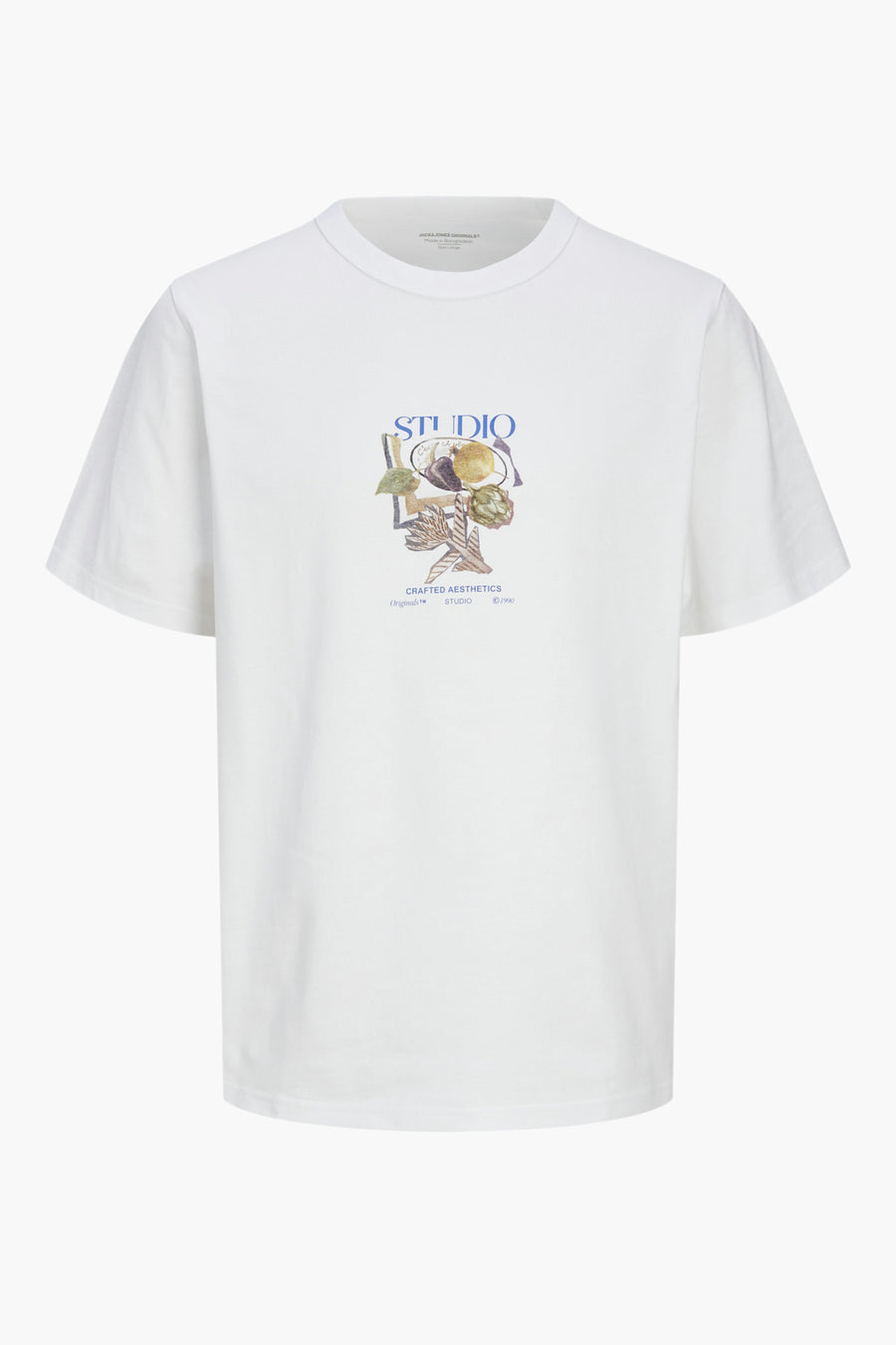 T-shirt à manches courtes - blanc - ORIGINALS BY JACK & JONES