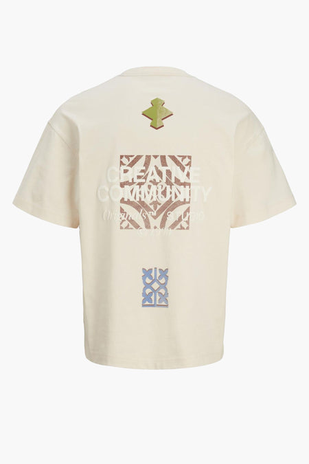 T-shirt à manches courtes - écru