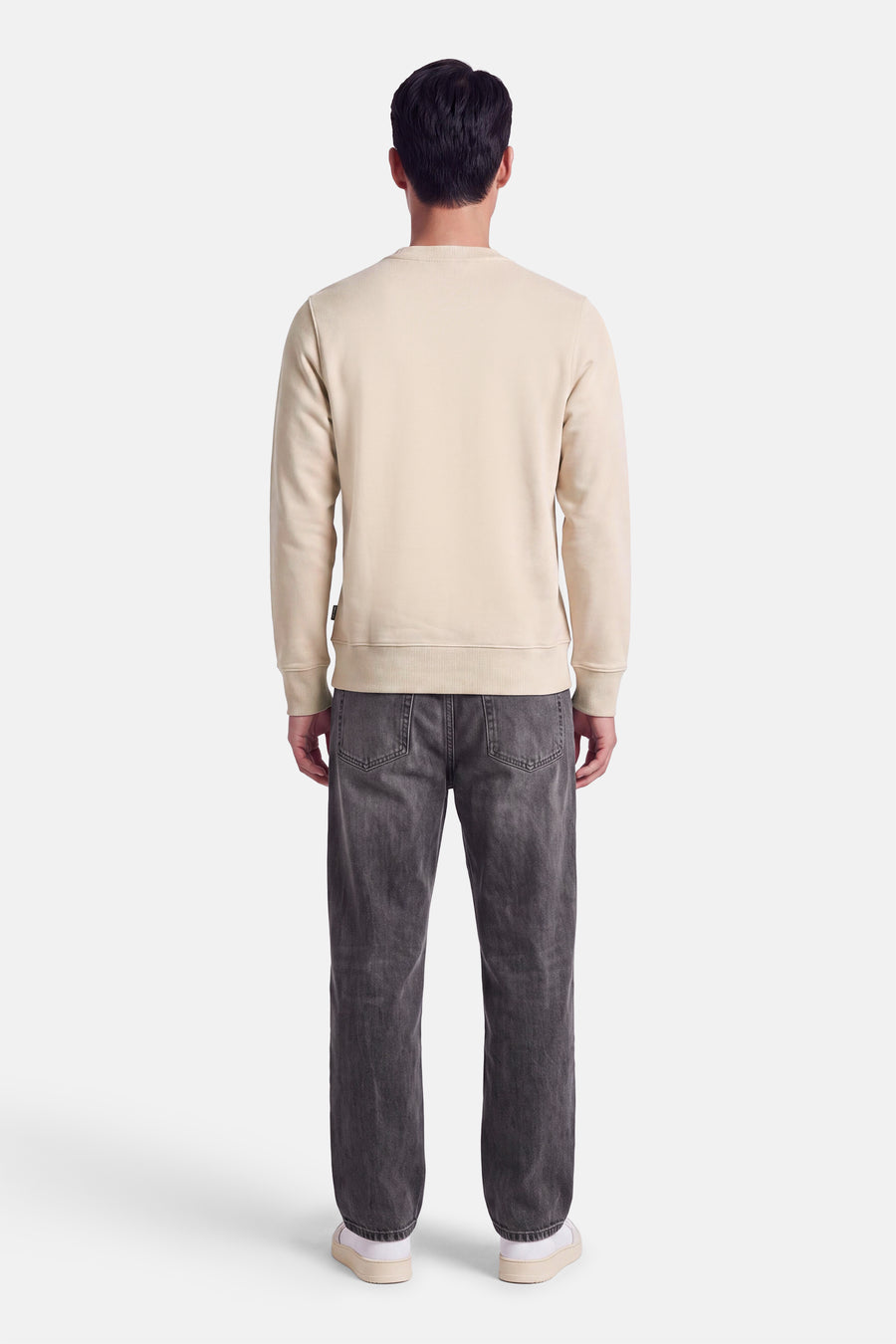 Sweat col O - beige