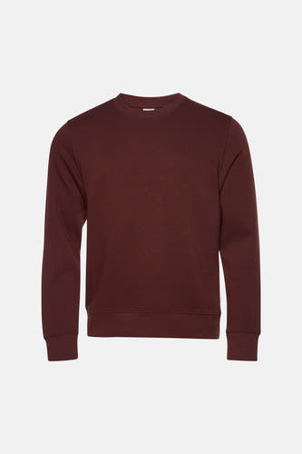 Sweat col O - brun