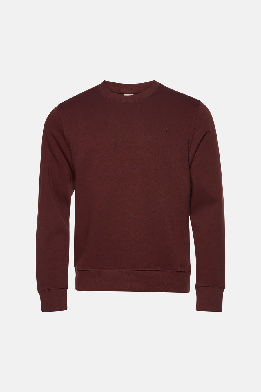 Sweat col O - brun