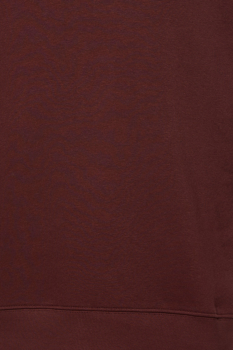 Sweat col O - brun