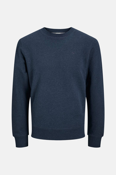 Pull-over bleu de PREMIUM par JACK & JONES, avec des manches longues et une texture fine tricotée.