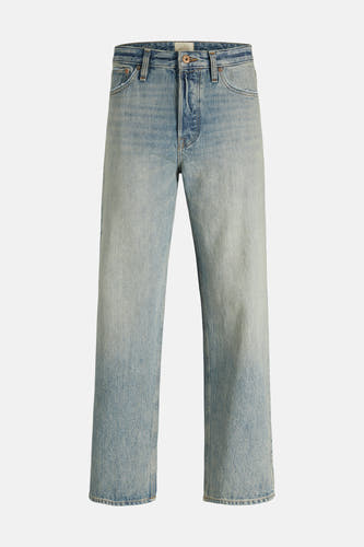 Jean décontracté en denim bleu clair de JACK & JONES JEANS INTELLIGENCE, avec une finition stonewash classique.