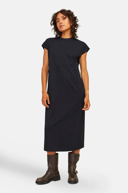 JXASTRID BOXY SL DRESS JRS SN