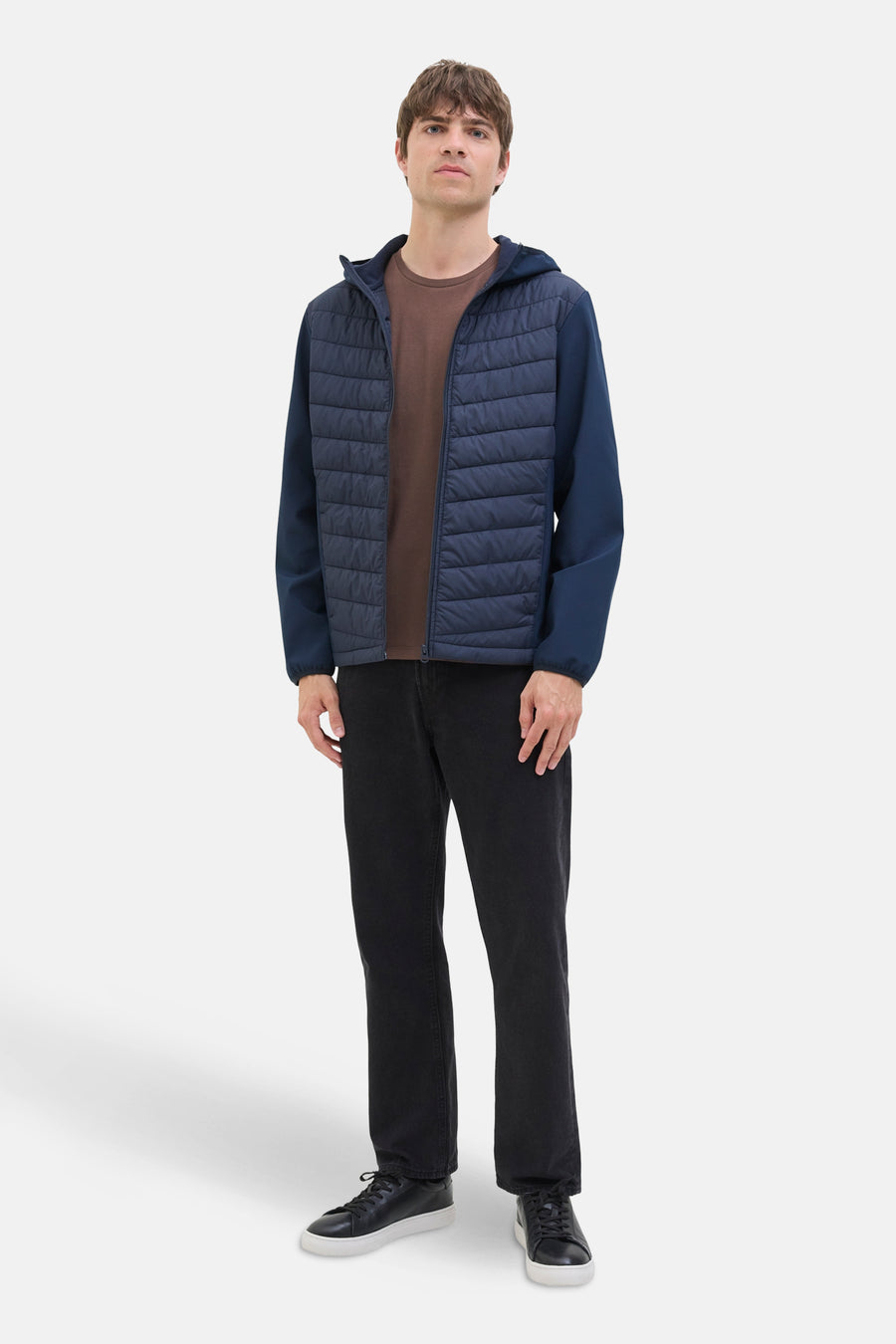 T-shirt à manches courtes - brun - JJREBEL