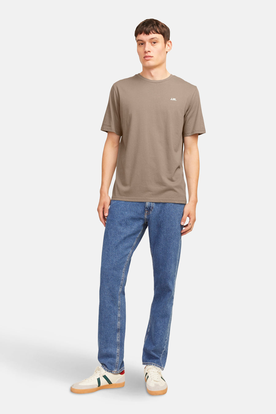 T-shirt à manches courtes - beige - JJREBEL