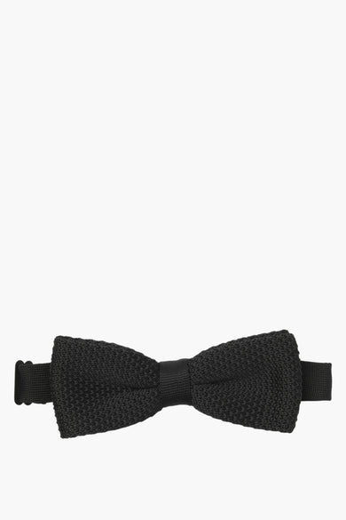 Bandeau noir d'ACCESSORIES BY JACK & JONES, avec une texture tricotée et une bande ajustable.
