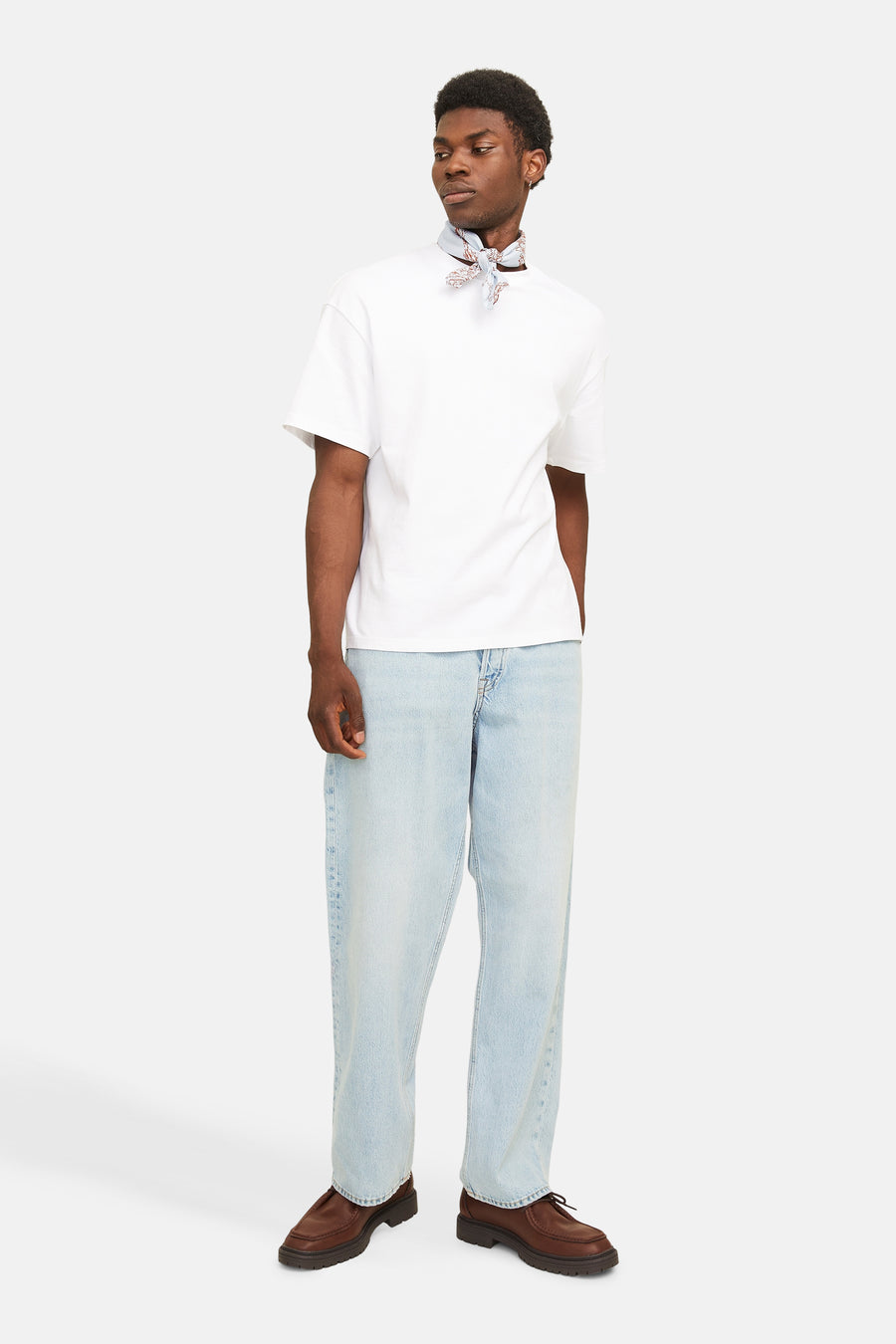 Jeans wide light blue denim - JACK & JONES JEANS INTELLIGENCE - JACK & JONES JEANS INTELLIGENCE