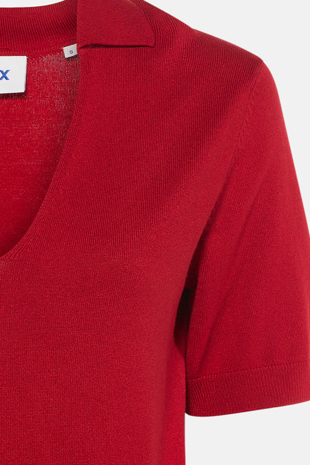 Polo à manches courtes - rouge