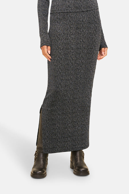 JXSIGGA STR GLITTER LONG MW SKIRT JRS