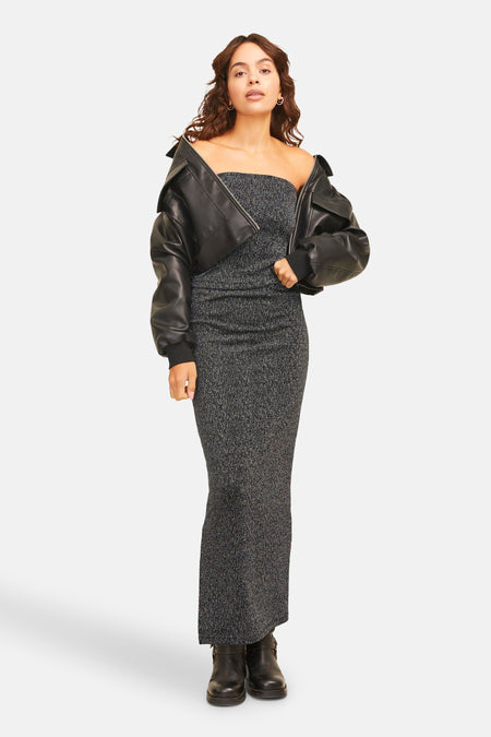 JXSIGGA GLITTER BANDEAU TOP JRS