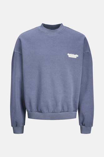 Blauw sweatshirt met logo.