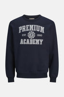 Sweat col O bleu - PREMIUM BLUE by JACK & JONES
