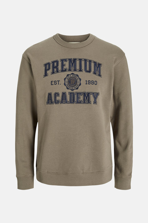 Sweat col O Brun - PREMIUM BLUE by JACK & JONES