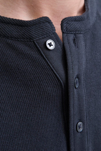 T-shirt à manches longues - Bleu foncé