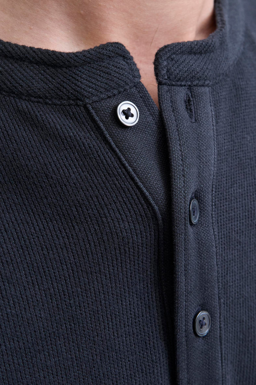 T-shirt à manches longues - Bleu foncé