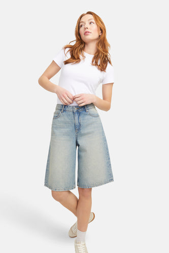 Short - light blue denim - JJXX