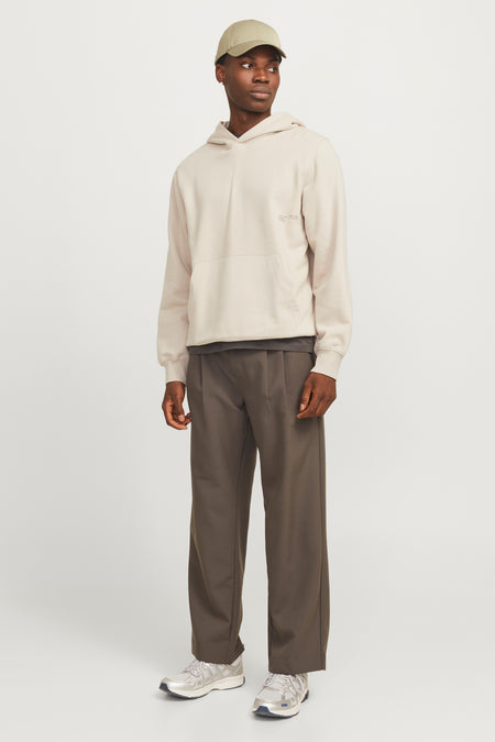 Sweat à capuche beige - CORE BY JACK & JONES