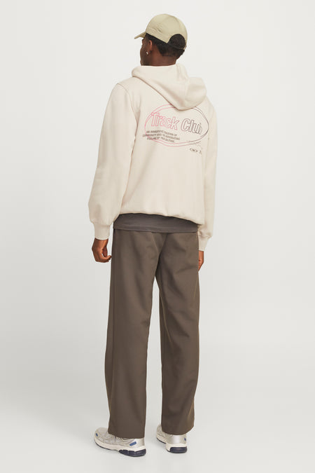 Sweat à capuche beige - CORE BY JACK & JONES