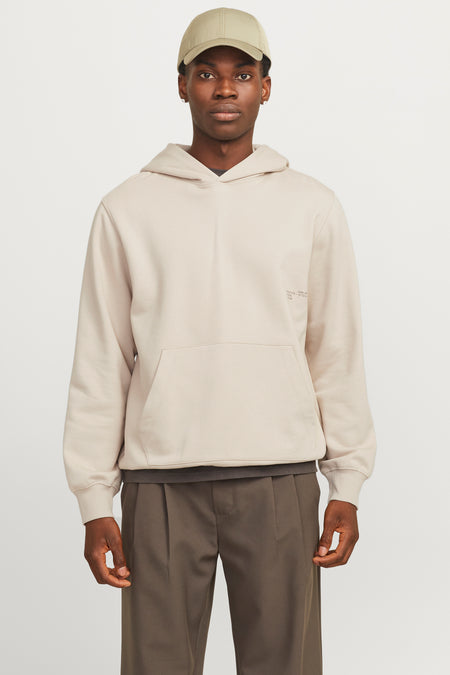 Sweat à capuche beige - CORE BY JACK & JONES