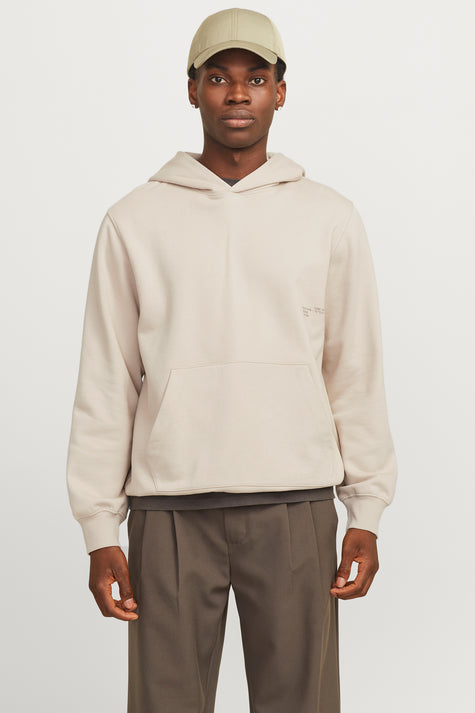 Sweat à capuche beige - CORE BY JACK & JONES