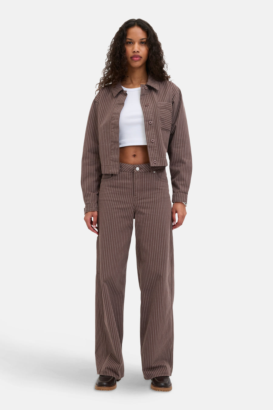 Chemise à manches longues - brun - JJXX