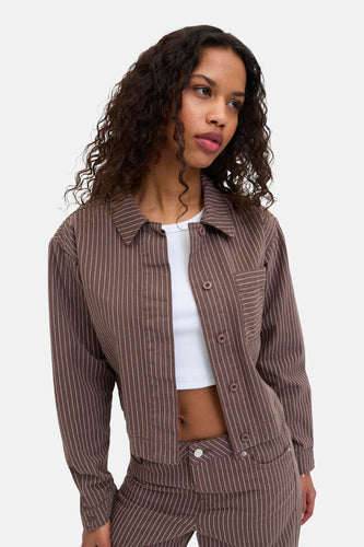 Chemise à manches longues - brun - JJXX