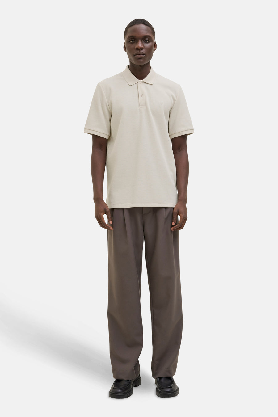 Polo à manches courtes - beige - CORE BY JACK & JONES