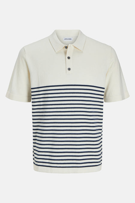 Polo à manches courtes - Écru
