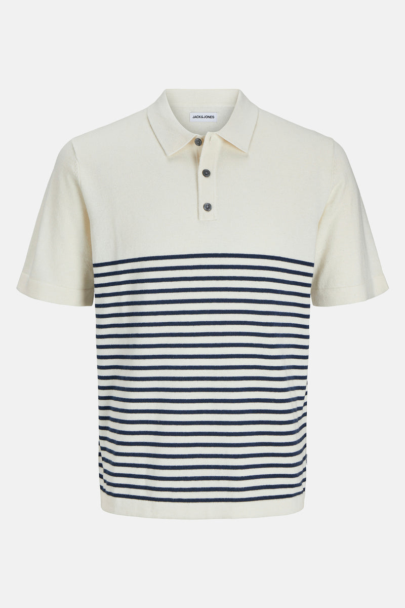 Polo à manches courtes - Écru