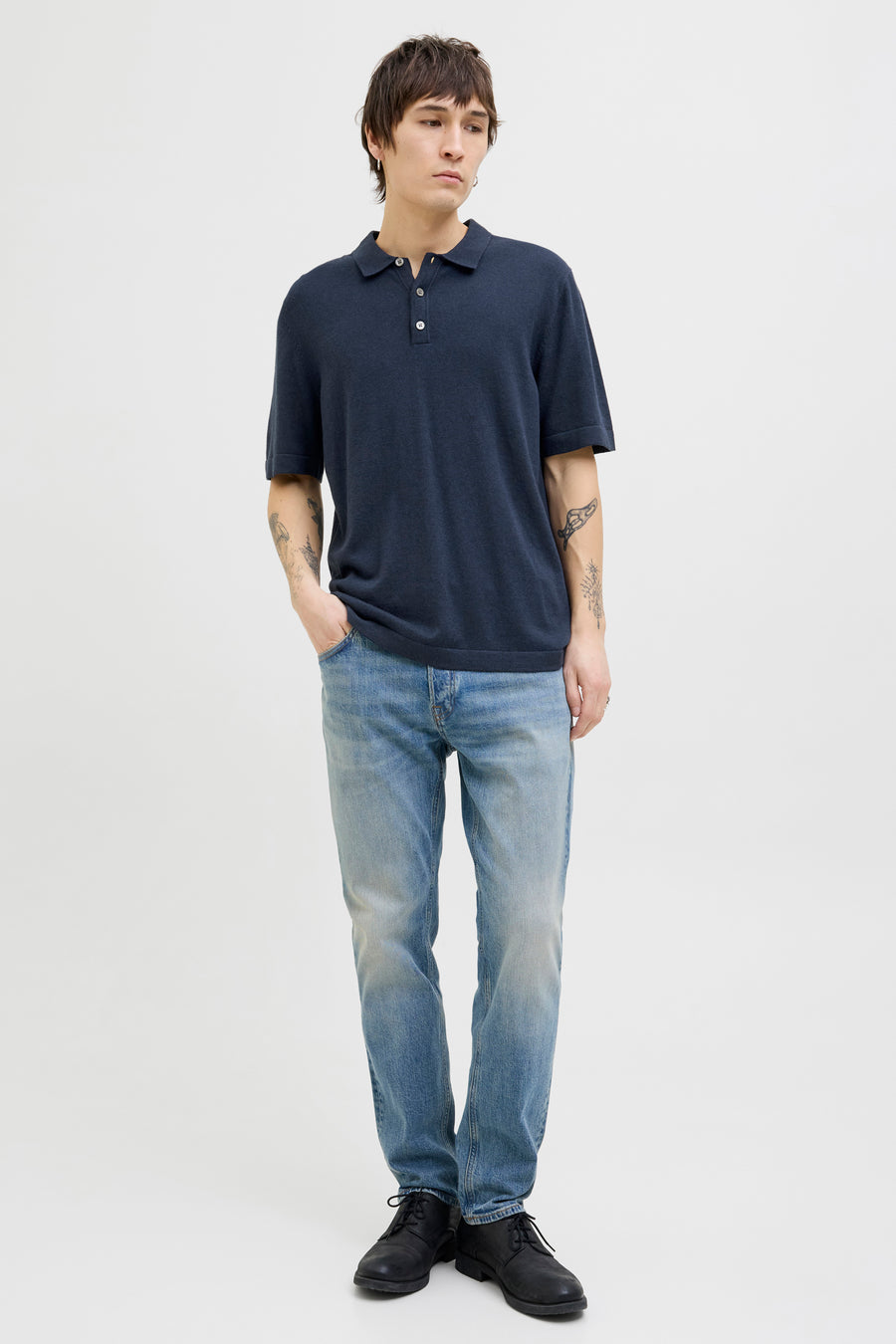 Polo à manches courtes - bleu - PREMIUM by JACK & JONES