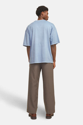 T-shirt bleu à manches courtes de CORE BY JACK & JONES, avec une coupe décontractée et un design simple.